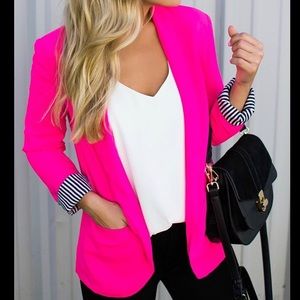 NWOT Hot Pink Blazer